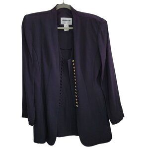 Lois Synder Danny Max Blazer Navy Women Size 8
